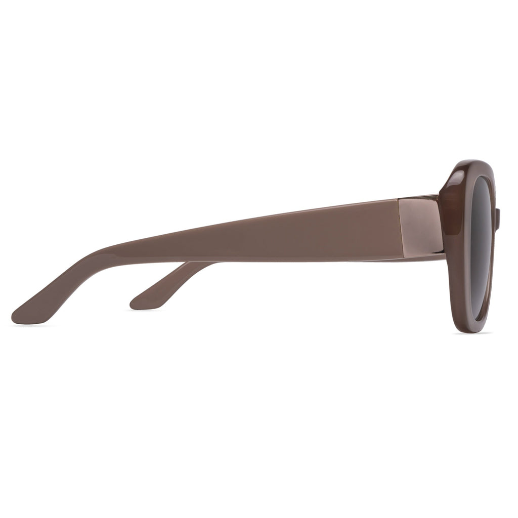 AURI Evelyn Beige Rose Gold sunglasses - angle 3