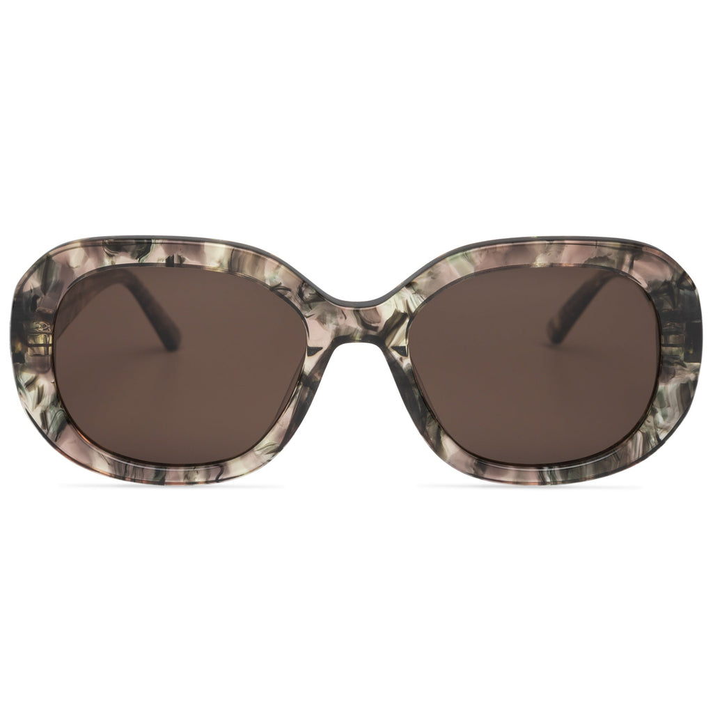 AURI Flora Carmel Swirl sunglasses - angle 2