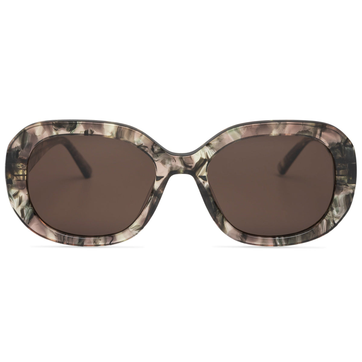 AURI Flora Carmel Swirl sunglasses - angle 2