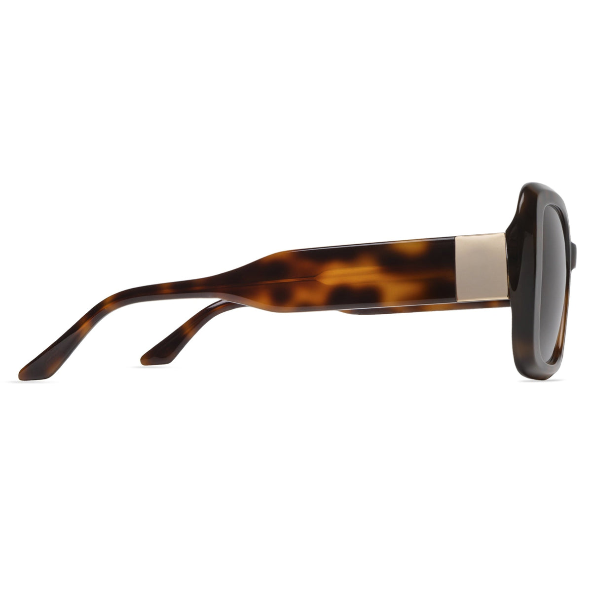 AURI Indie Brown Tortoise Gold sunglasses - angle 3