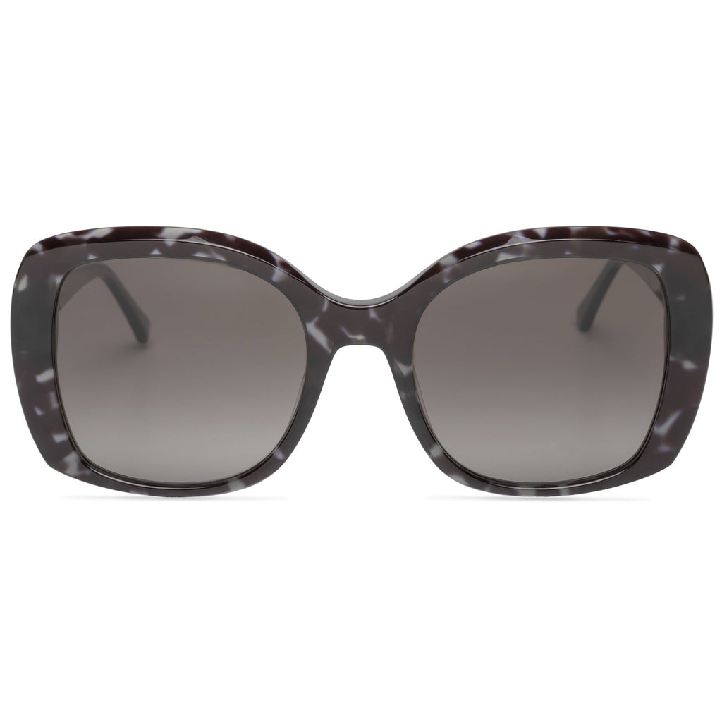 AURI Kaitlyn Black Marble sunglasses - angle 2