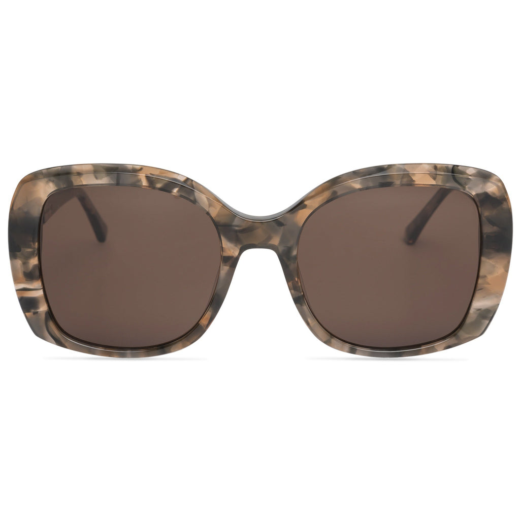 AURI Kaitlyn Carmel Brown Multi sunglasses - angle 2