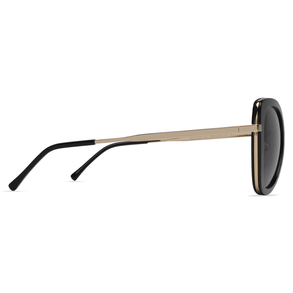 AURI Kellie Black Gold sunglasses - angle 3