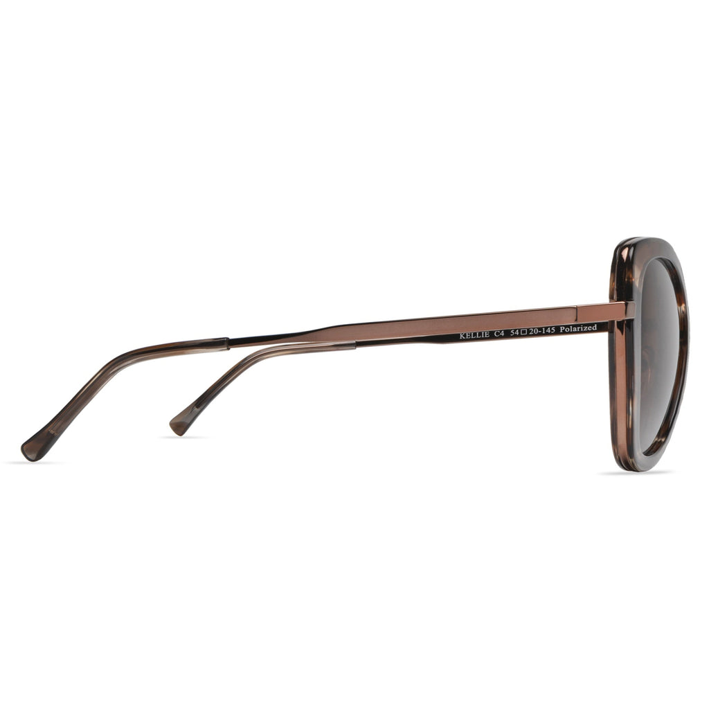 AURI Kellie Brown Havana Bronze sunglasses - angle 3